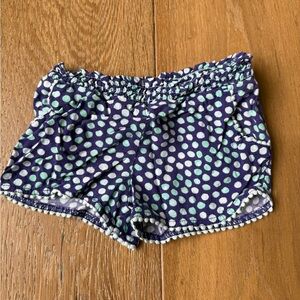 OshKosh girls Shorts blue green polka dot Size 18 months